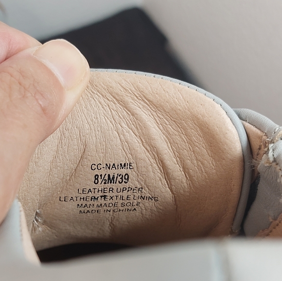 Corso Como CC Naimie Grey Leather Slip-on Sneakers Size 39/8.5 - Picture 6 of 12